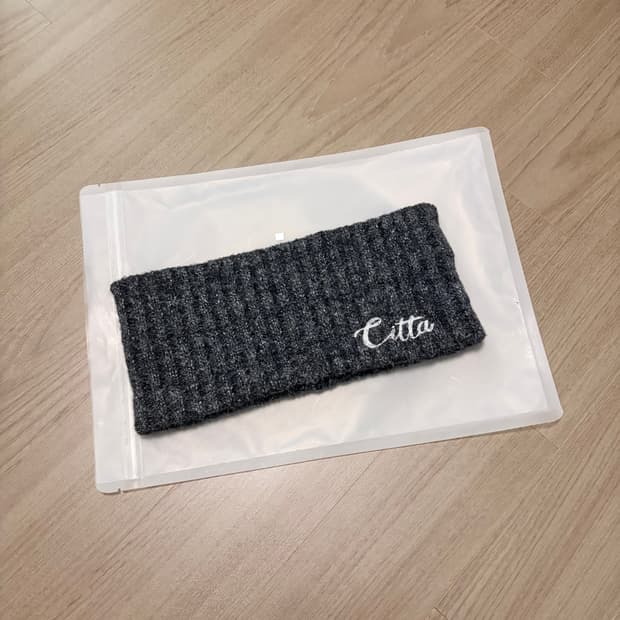 씨타 헤어밴드 차콜