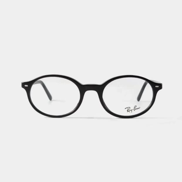 레이벤 RB5429 오벌 안경 블랙