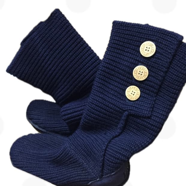 UGG 카디 니트 부츠 네이비 250