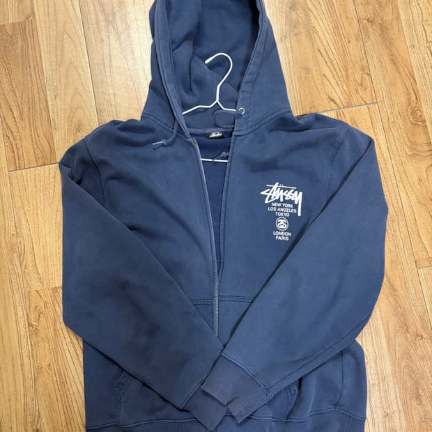 스투시 월드투어 후드집업 M