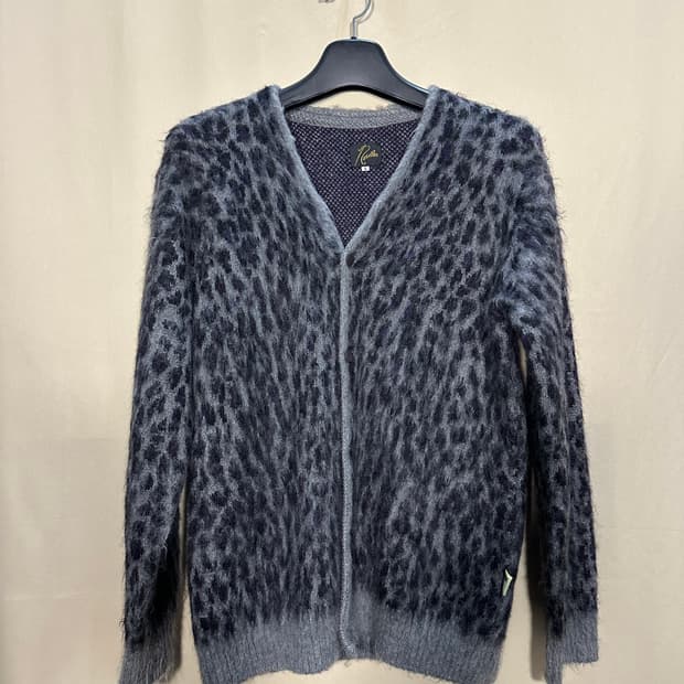 니들스 모헤어 레오파드 가디건 처분 