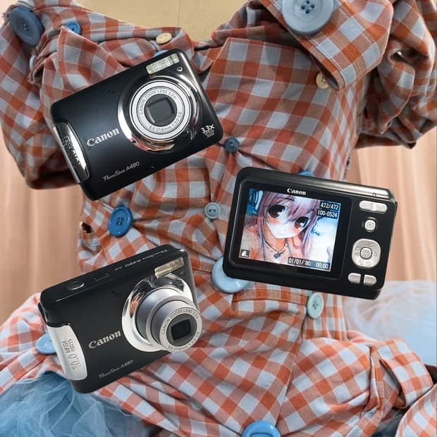 [입문추천템]캐논 Power Shot A480 블랙 빈티지디카