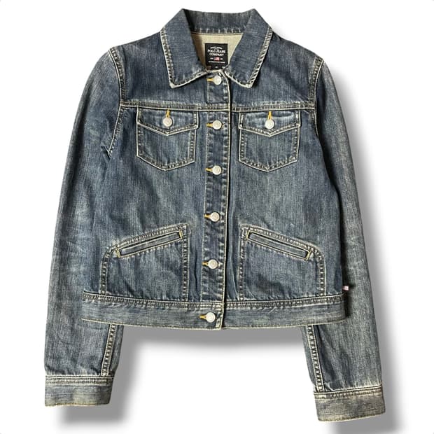 폴로진스컴퍼니 트러커 청자켓 M