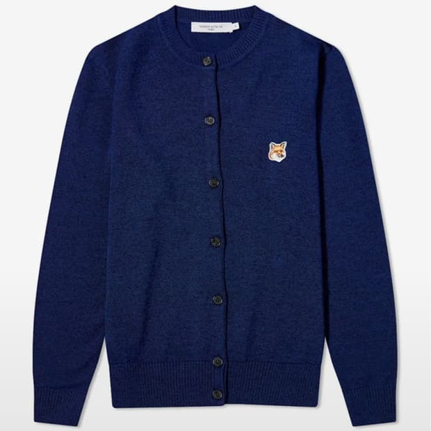 [정품 새상품] 메종키츠네 네이비 가디건 95~100