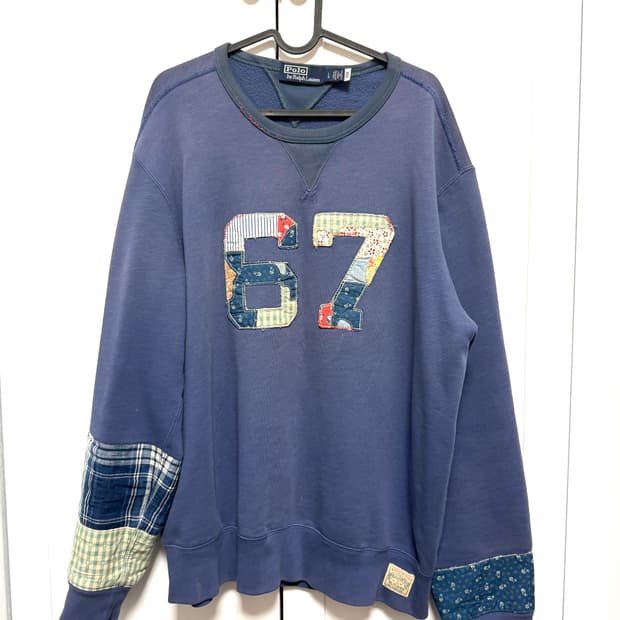 폴로랄프로렌 패치 맨투맨