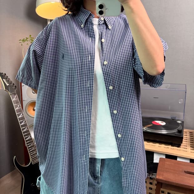 폴로 체크셔츠