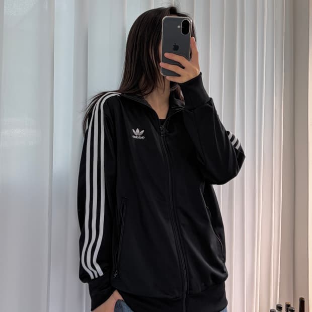 [S]아디다스 파이어버드 블랙 트랙탑 져지