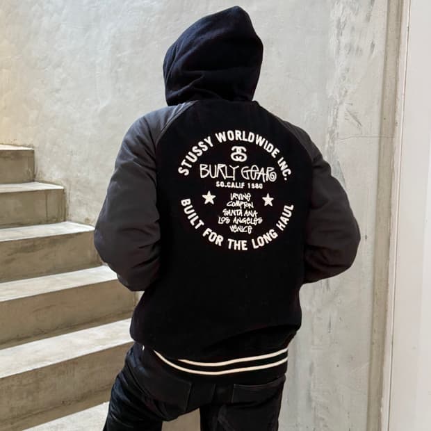 00s 스투시 Bulry Gear 바시티 자켓