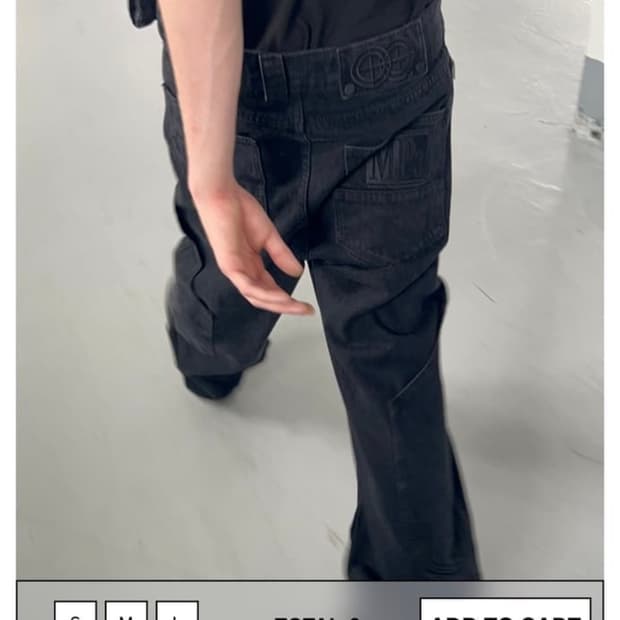 Mpa CALF POCKET PANTS(BLACK)