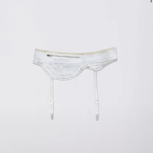 스컬프터 에이프런 벨트 벨트백 화이트