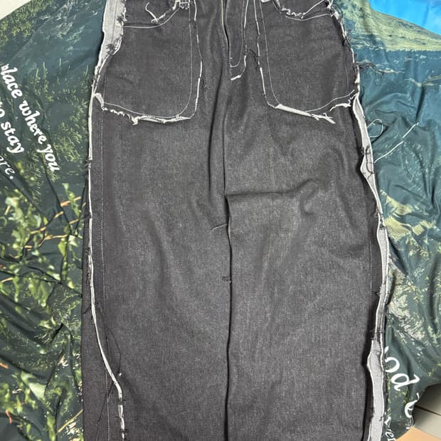 [M] 써저리 데미지 데님팬츠