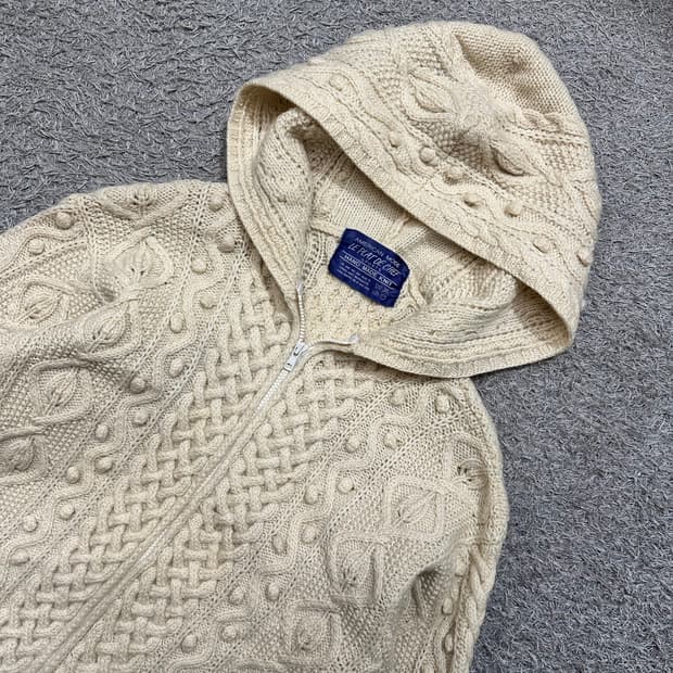 [우먼90-95] 핸드메이드 해비니트집업