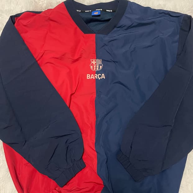 FC 바르셀로나 클래식 라인 우븐 맨투맨