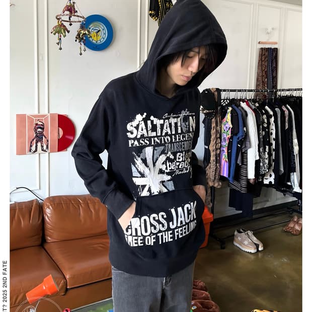 90-00s Aristooratic Punk Hood T-Shirt