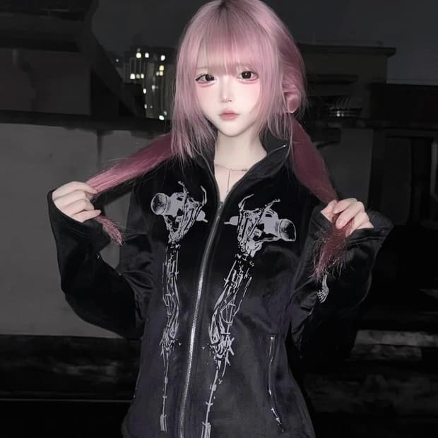 Y2K Velvet Cropped Slim Jacket