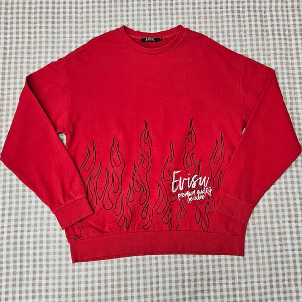 에비수 오버핏 맨투맨 남자100~105