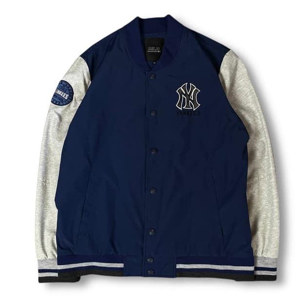 MLB 네이비 로고 블루종 야구점퍼 110