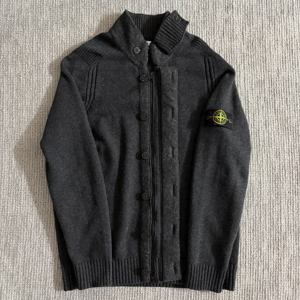 (실착용 3회, xl) 스톤아일랜드 니트 가디건