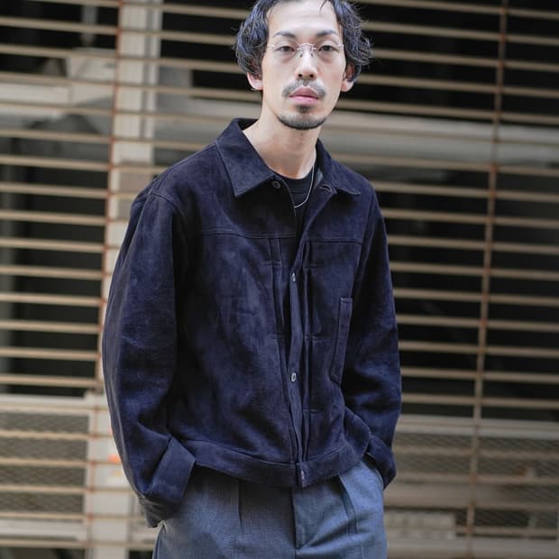 25aw Suede Leather 1st Type Jacket