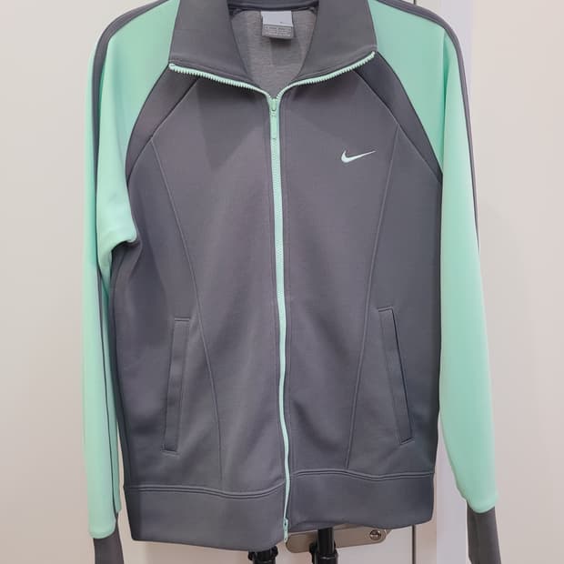 나이키 그레이/민트 트랙탑 져지 여성용 S사이즈