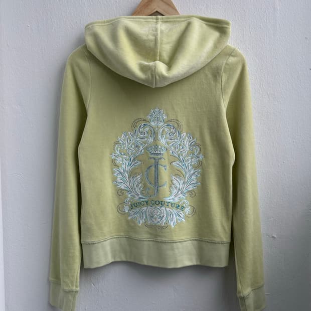Juicy Couture Velvet Hood Zip-Up