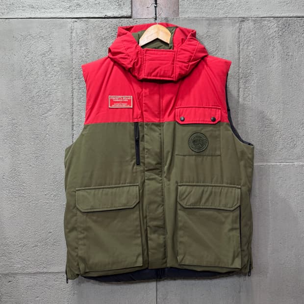 캐나다구스 x 콘셉트 앨버타 패딩 조끼 (XL)  