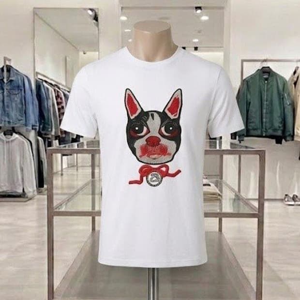 구찌(Gucci) 한정판 보스코 자수 반팔 티셔츠