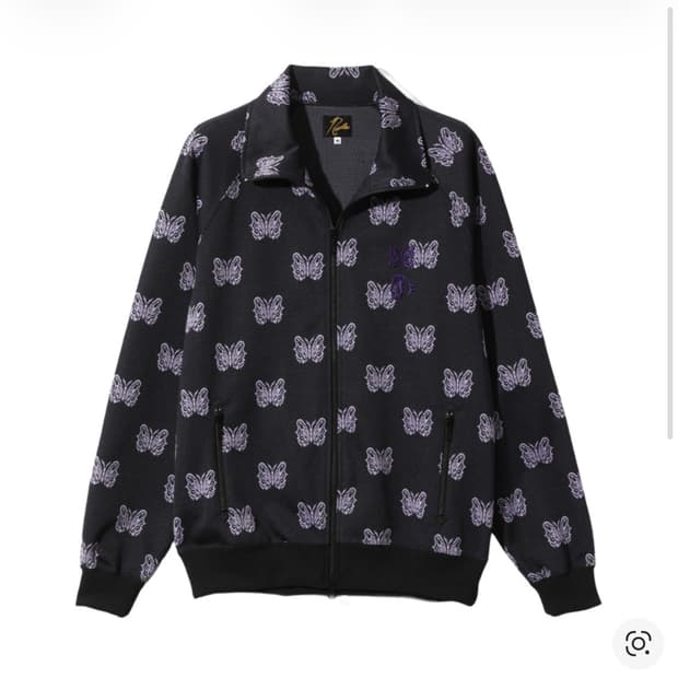 니들스 카에 타나카 트랙 자켓 폴리 자카드 블랙 xl