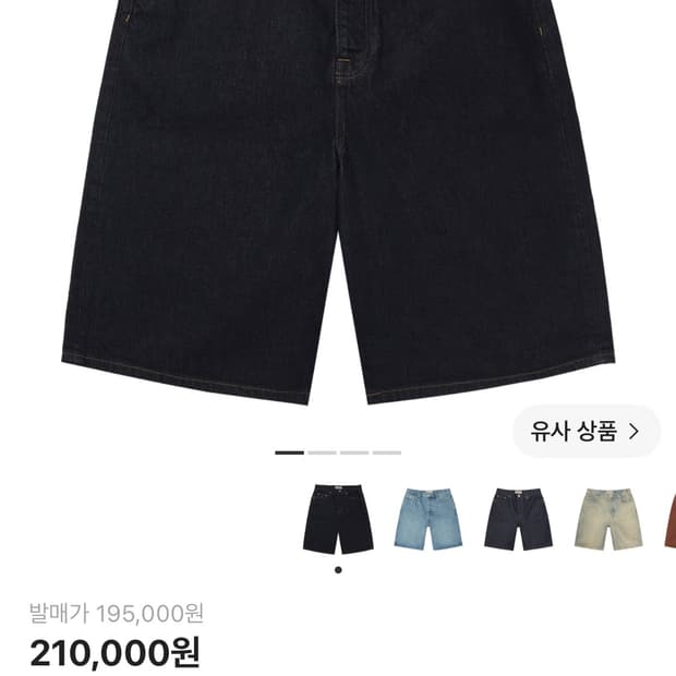 스투시 빅올진 쇼츠 린스드 인디고 32