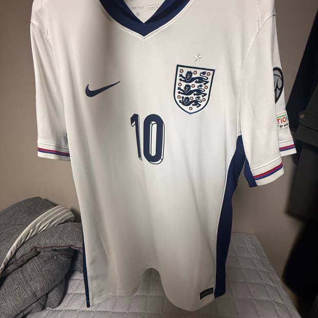 벨링엄 잉글랜드 유니폼 (레플리카 유로 풀패치) L