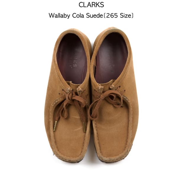 CLARKS 왈라비 콜라 스웨이드