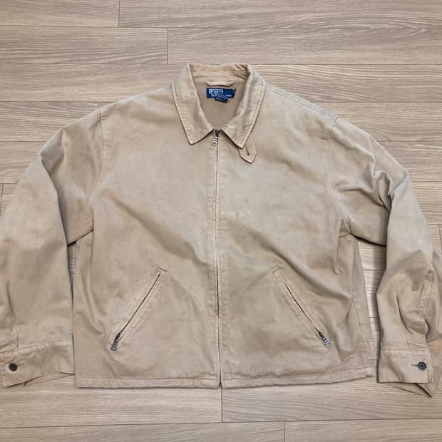 올드 폴로 블루라벨 노포니 드리즐러 자켓