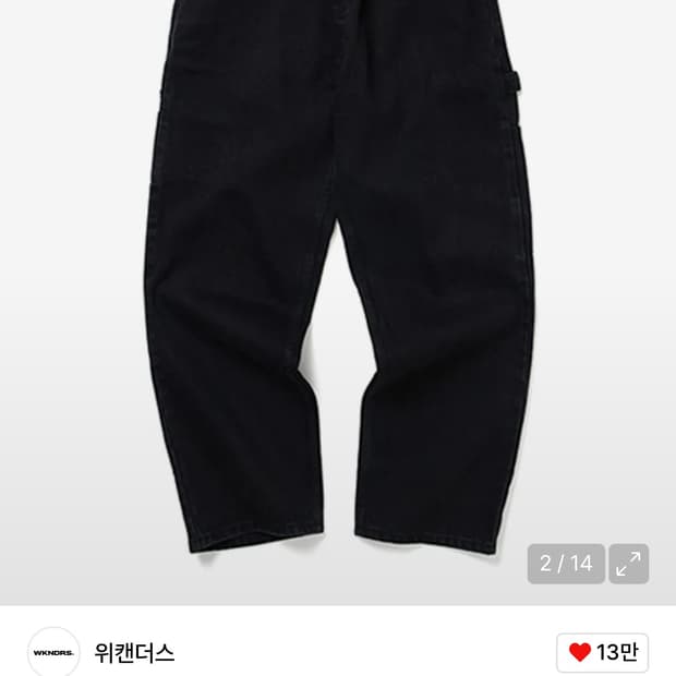 위캔더스 카펜터 팬츠
