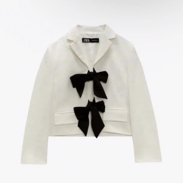 [새상품]자라 콘트라스트 타이 블레이저 자켓