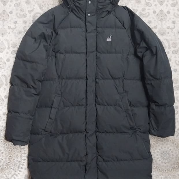 캉골 후드 롱패딩 M