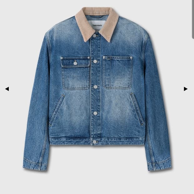 토니웩 덩가리 코듀로이 데님자켓