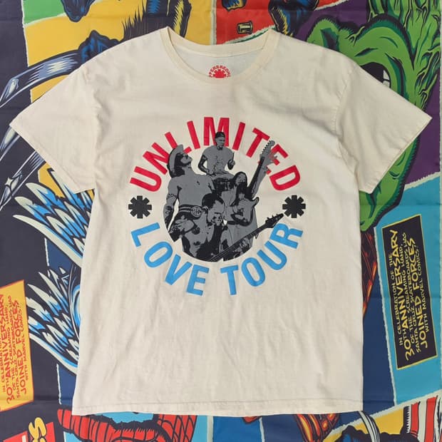 2022 Red Hot Chill Peppers Tour 반팔 M