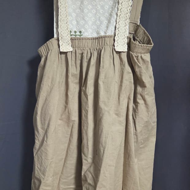 빈티지 멜빵 원피스