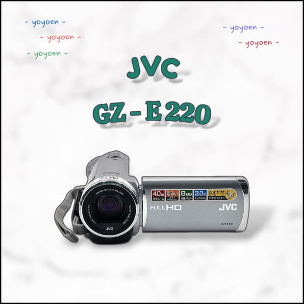 JVC GZ-E220 빈티지캠코더 [ 꾸미기 기능]