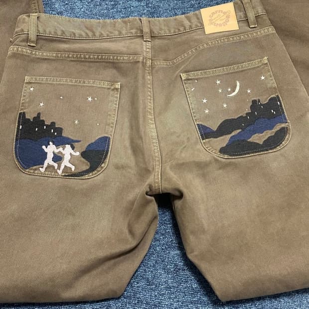 까르네볼렌테 언더더문 데님팬츠(34)