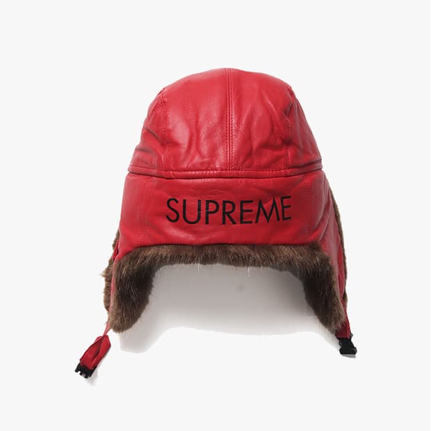 SUPREME - LEATHER TROOPER HAT