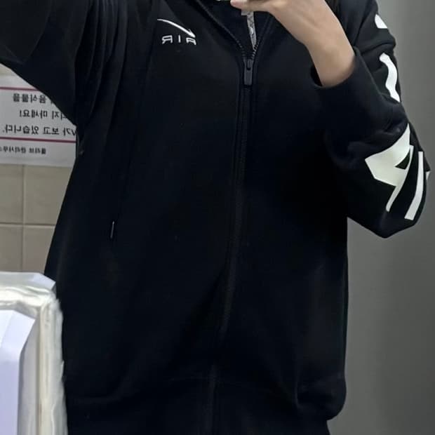 나이키 에어 플리스 오버핏 후드집업