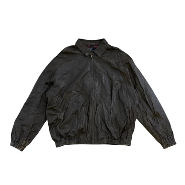 폴로 랄프 로렌 90‘s 일경물산 쉽스킨 레더 스윙톱 자켓