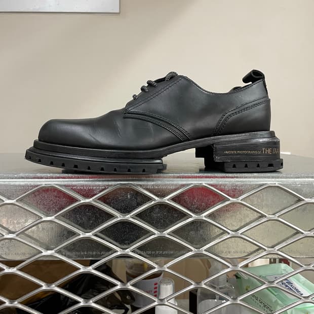 솔리드옴므 레더 슈즈 블랙 40 (gr-4383)