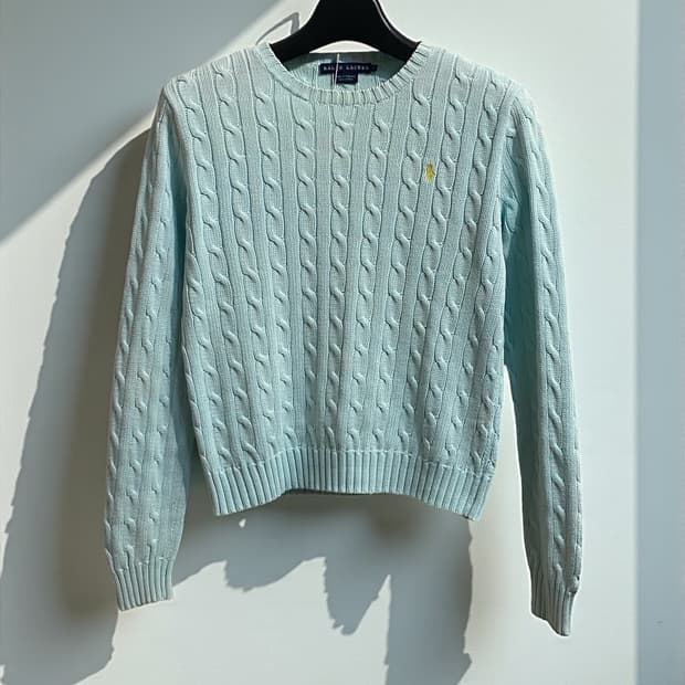 폴로 랄프로렌 케이블 코튼 니트