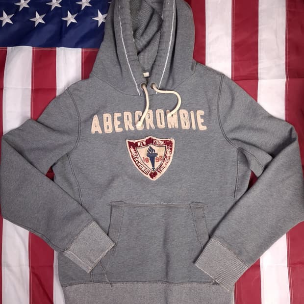 오리지날 아베크롬비 데미지 후드집업