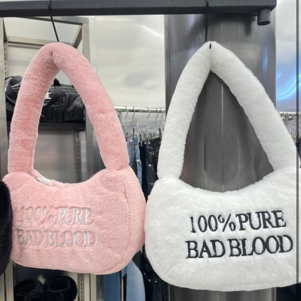 배드블러드 에코퍼백 핑크