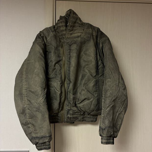 NO FAITH STUDIOS Asymmetrical 봄버 자켓