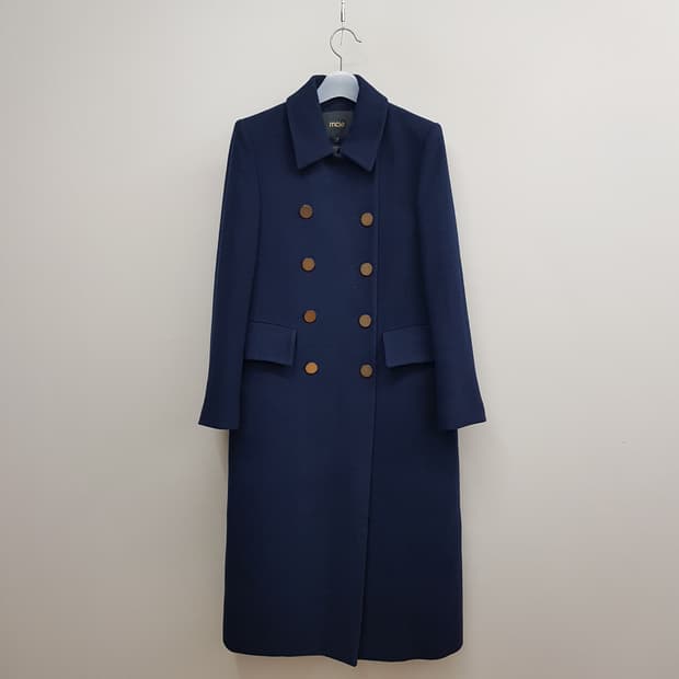 maje 마쥬  더블 버튼 롱 코트 38사이즈