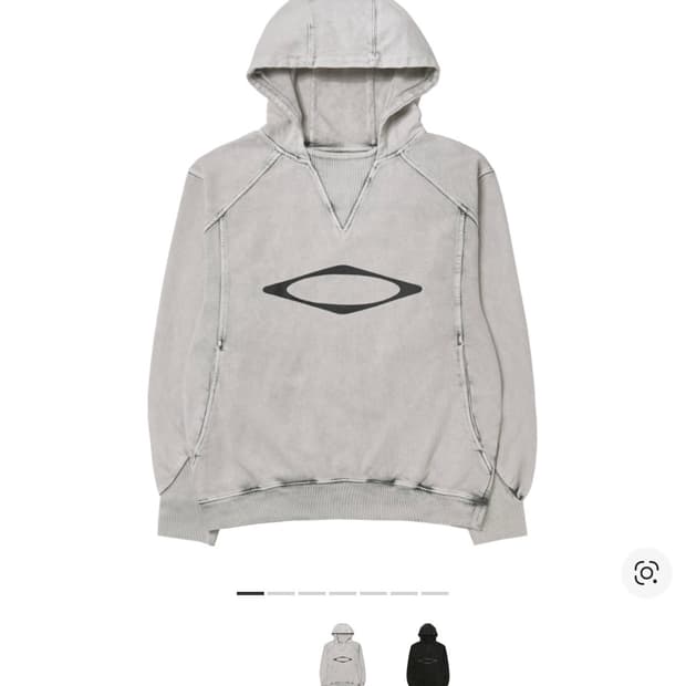 미스치프 블리치드 풀오버 후드 블리치드 카키